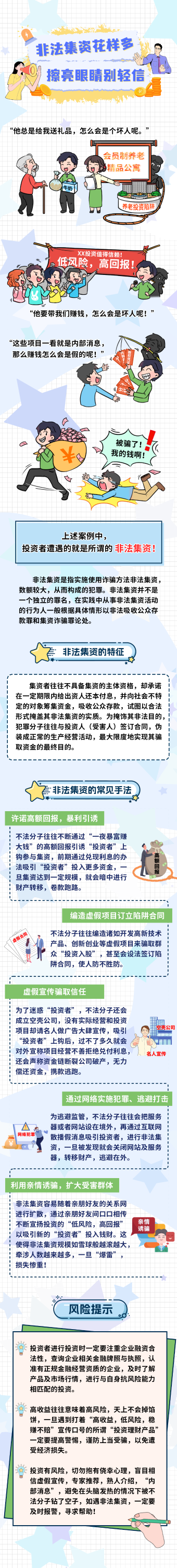 非法集資花樣多、擦亮眼睛別輕信