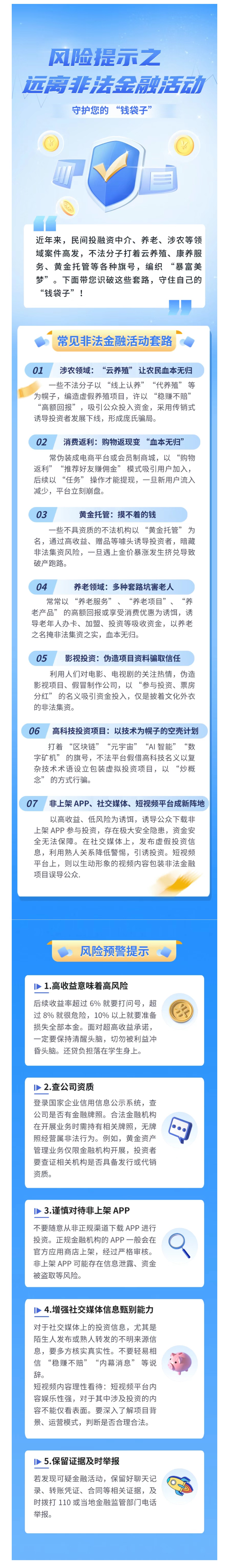 風(fēng)險提示之遠(yuǎn)離非法金融活動