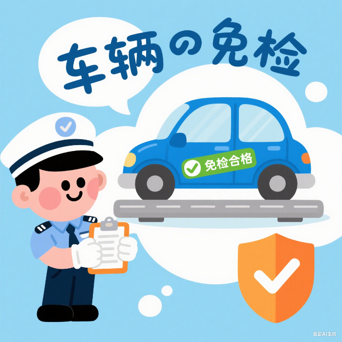 車(chē)輛免檢注意事項(xiàng)