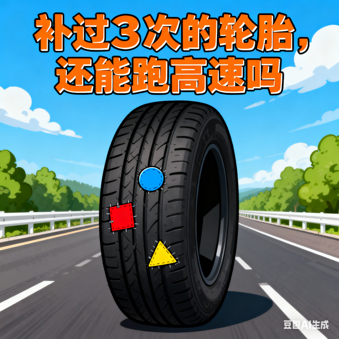 補(bǔ)過3次的輪胎，還能跑高速嗎